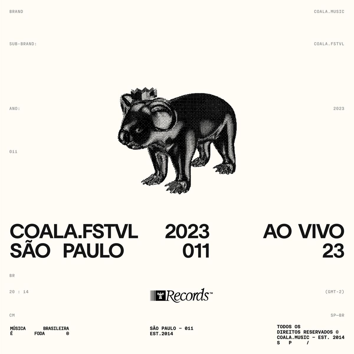 Album cover of Ao Vivo no Coala Festival 2023