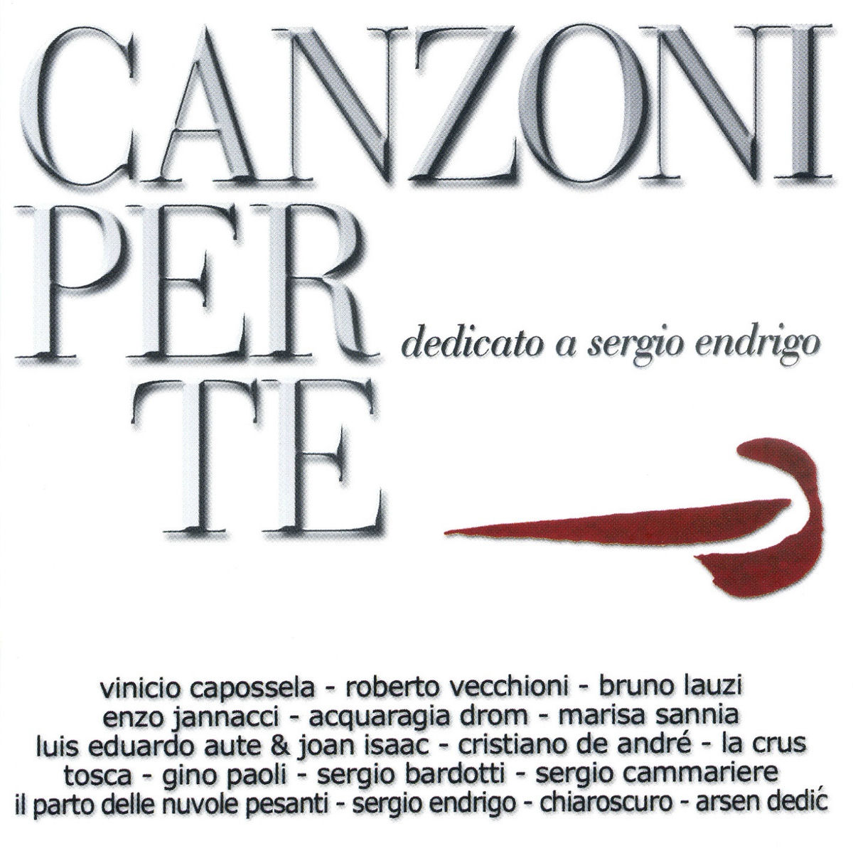 Album cover of Canzoni per te dedicato a Sergio Endrigo