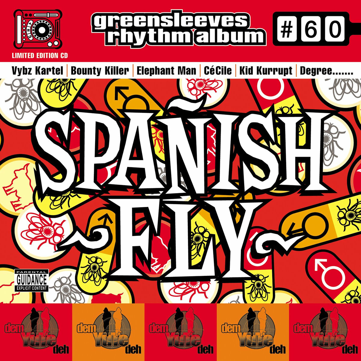 Album cover of Greensleeves Rhythm Album #60: Spanish Fly