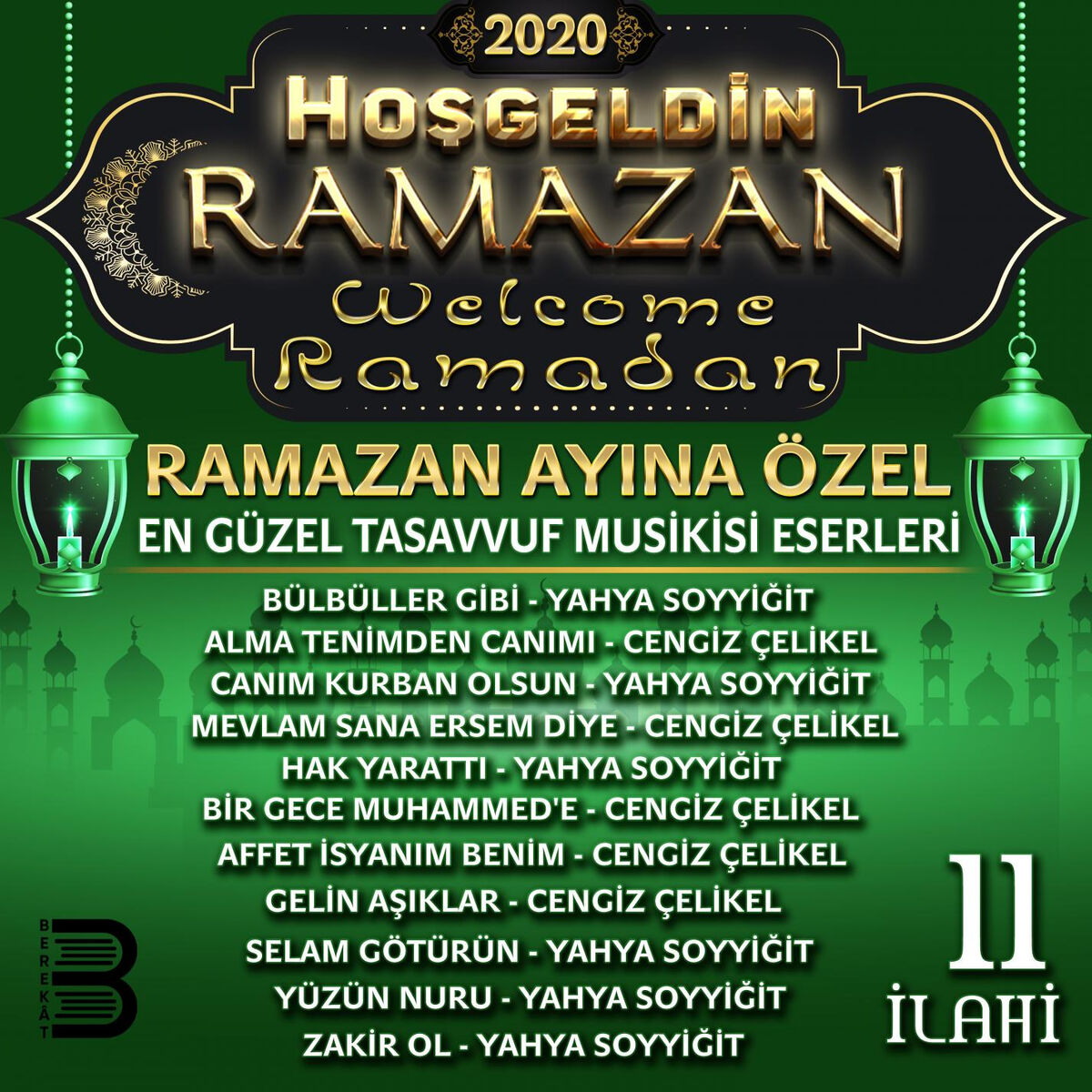 Album cover of En Güzel Tasavvuf Musikisi Eserleri 2 (Ramazan Ayına Özel)
