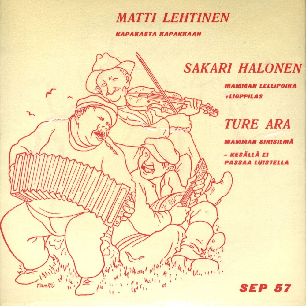 Picture of Matti Lehtinen, Sakari Halonen ja Ture Ara