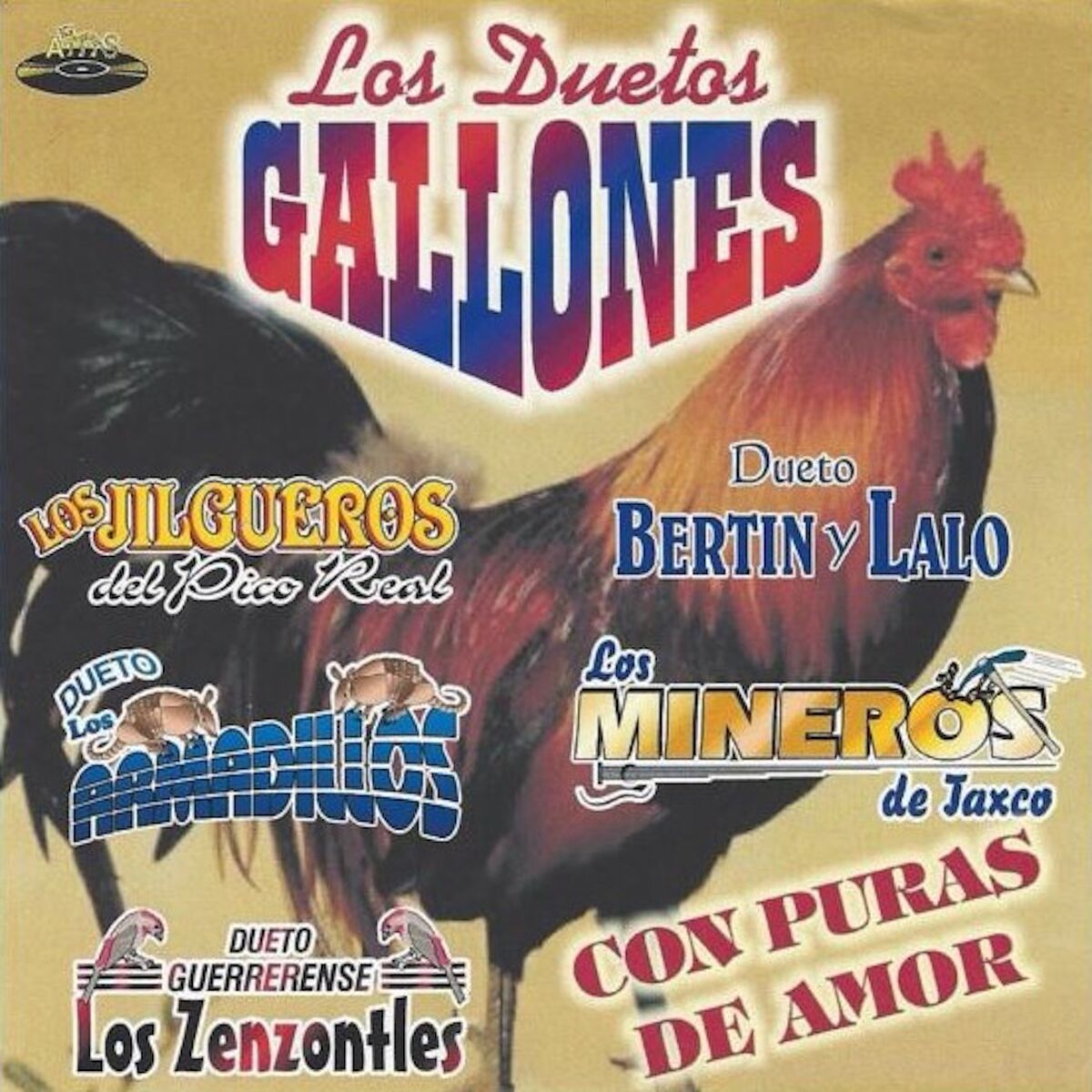 Album cover of Los Duetos Gallones: Con Puras de Amor