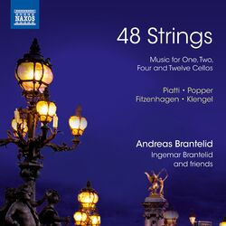 Cover of 48 Strings: Music for 1, 2, 4 & 12 Cellos