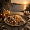 Apfel Mangomus Nutella Palatschinken
