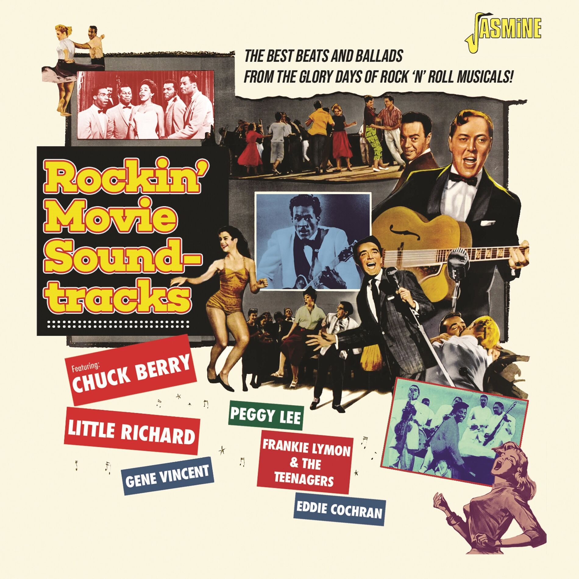 Album cover of Rockin' Movie Soundtracks (The Best Beats and Ballads from the Glory Days of Rock 'N' Roll Musicals!)
