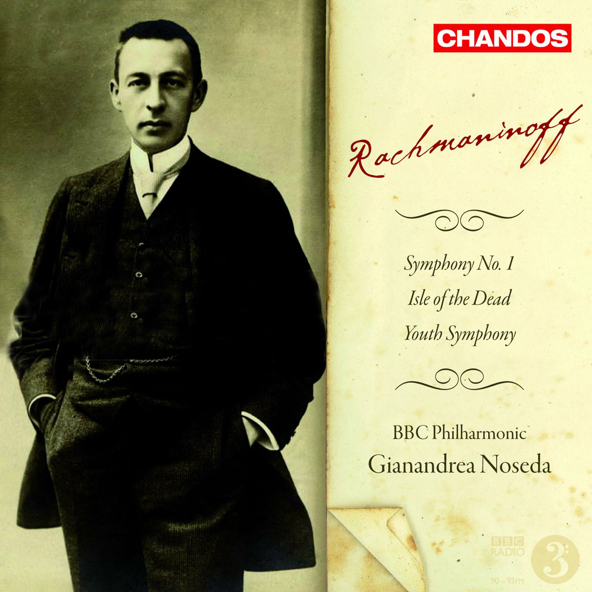 Album cover of Rachmaninoff: Symphony No. 1, The Isle of the Dead & Youth Symphony