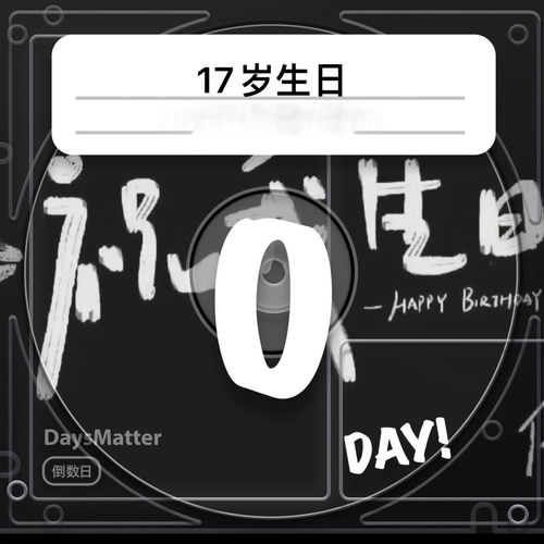 17岁生日快乐