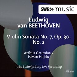 Cover of Beethoven: Violin Sonata No. 7 in C Minor, Op. 30 No. 2 (Live)