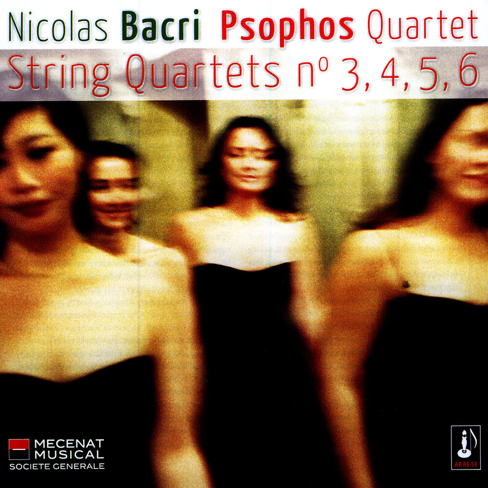 Picture of Nicolas Bacri - String Quarters n°3, 4, 5, 6