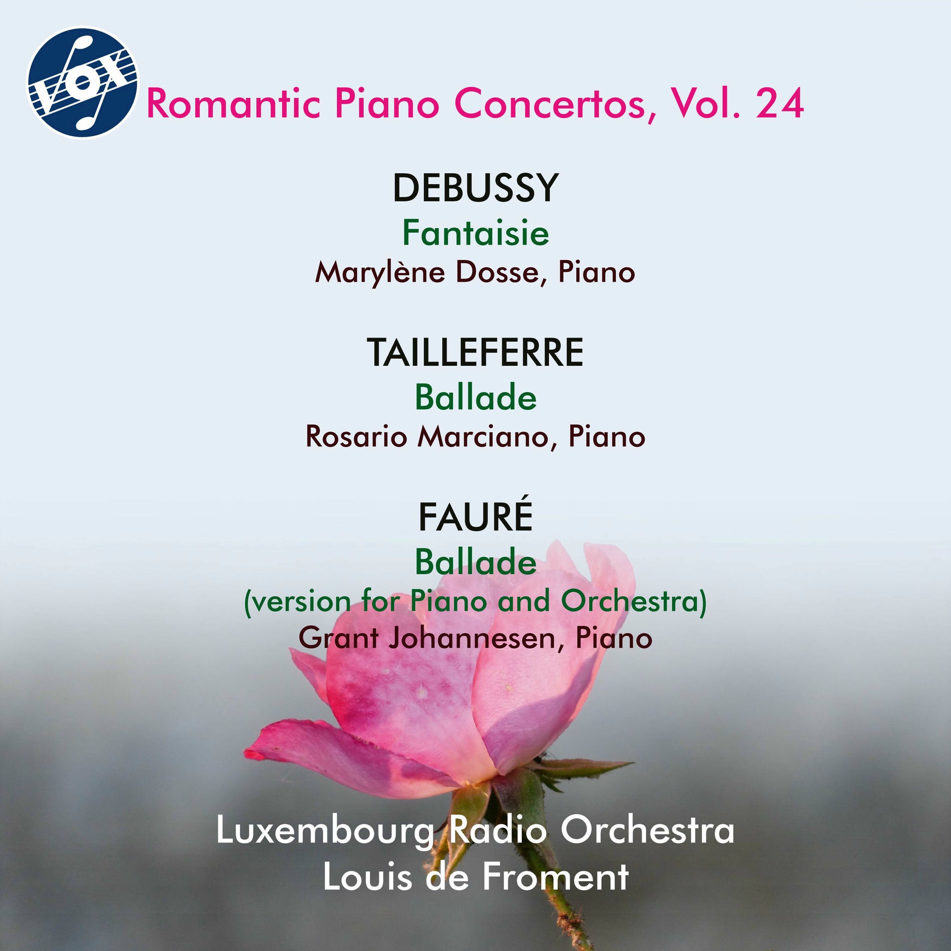 Album cover of Romantic Piano Concertos, Vol. 24