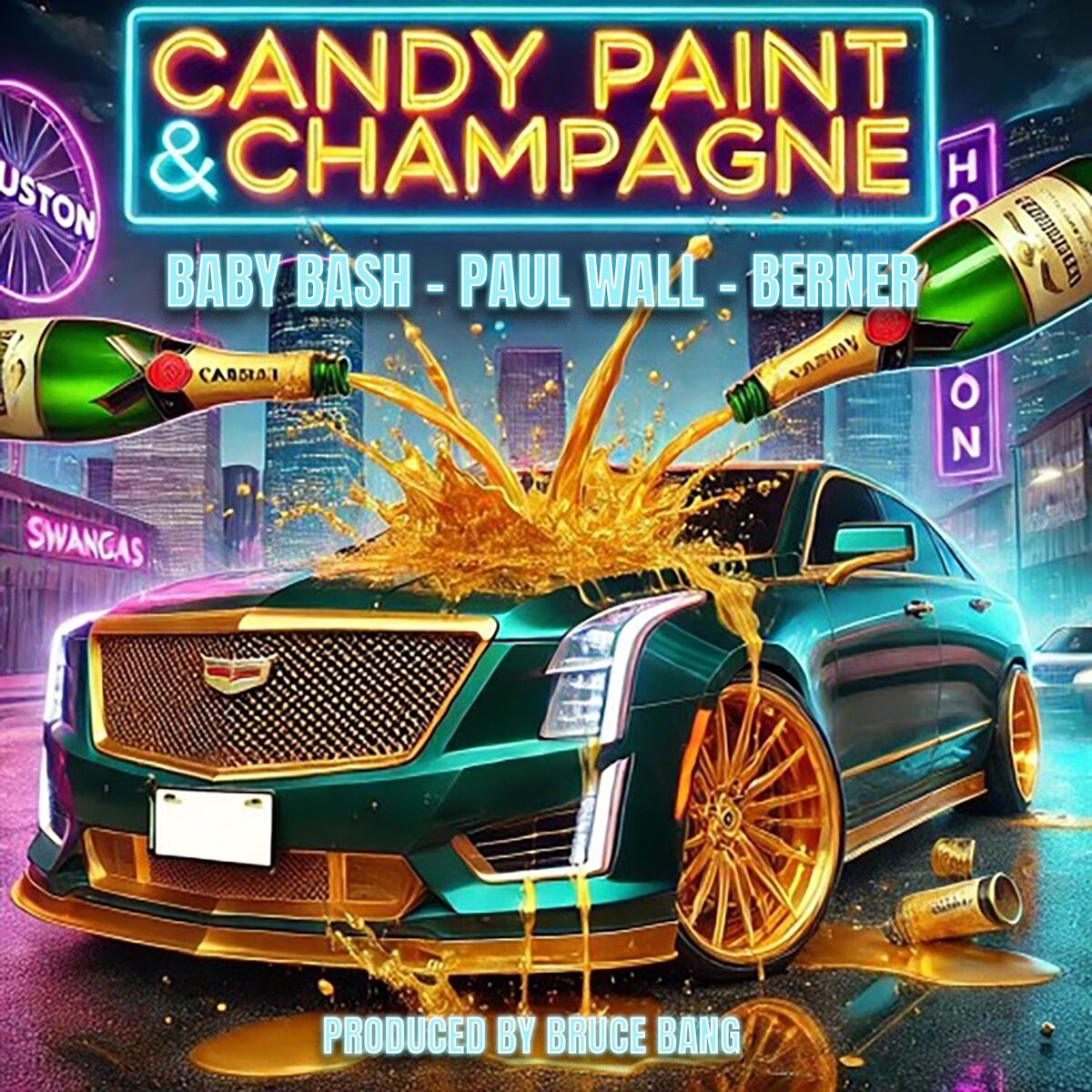 Album cover of Candy Paint & Champagne (feat. Berner & Bruce Bang)