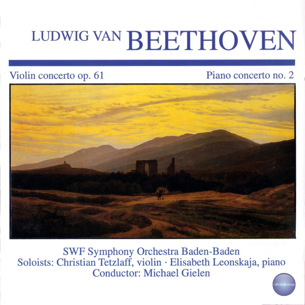 Picture of Beethoven: Violin Concerto in D Major, Op. 61 - Piano Concerto No. 2 in B Flat Major, Op. 19