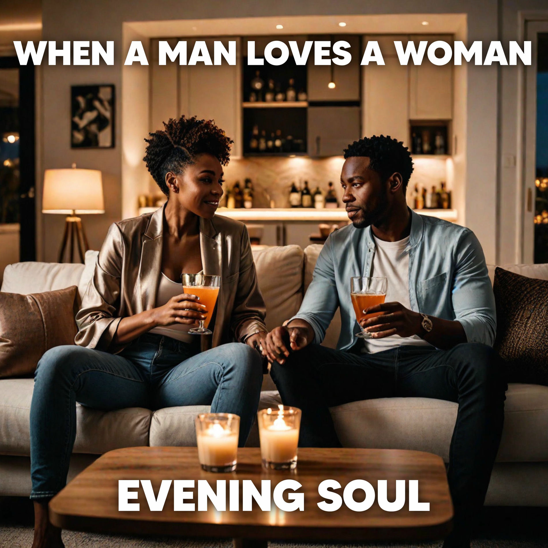 Album cover of When A Man Loves A Woman Evening Soul
