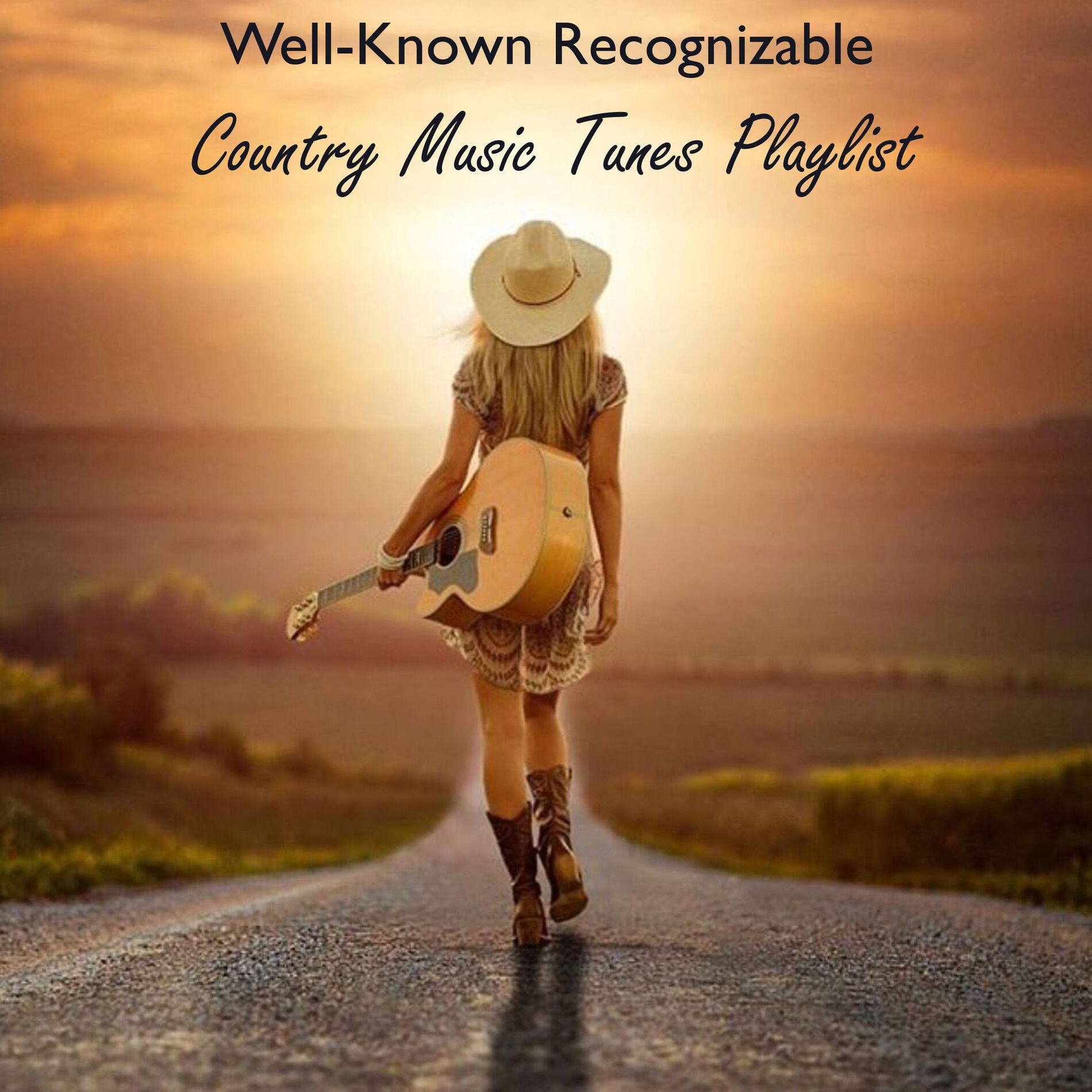 Album cover of Well-Known Recognizable Country Music Tunes Playlist