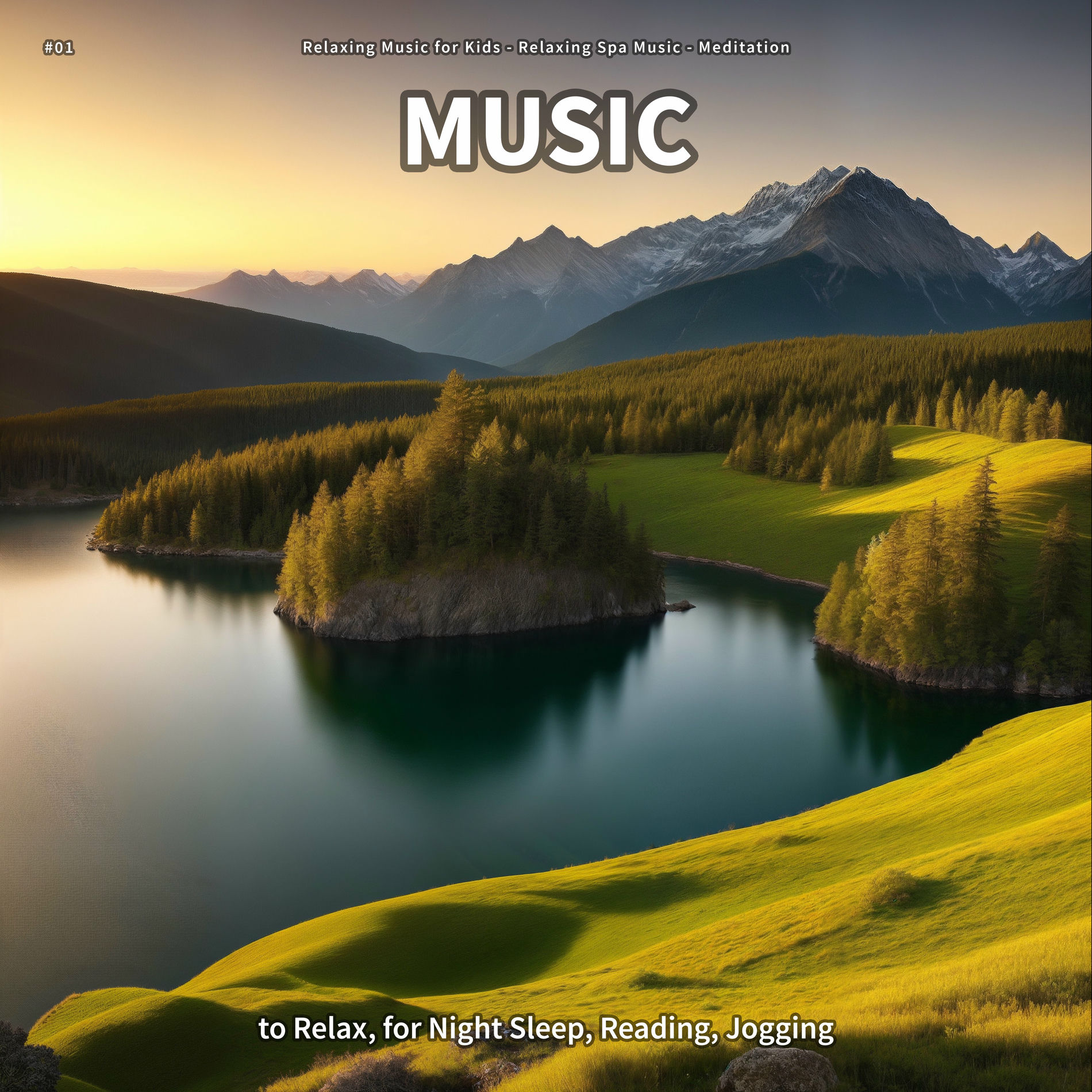 Album cover of #01 Music to Relax, for Night Sleep, Reading, Jogging