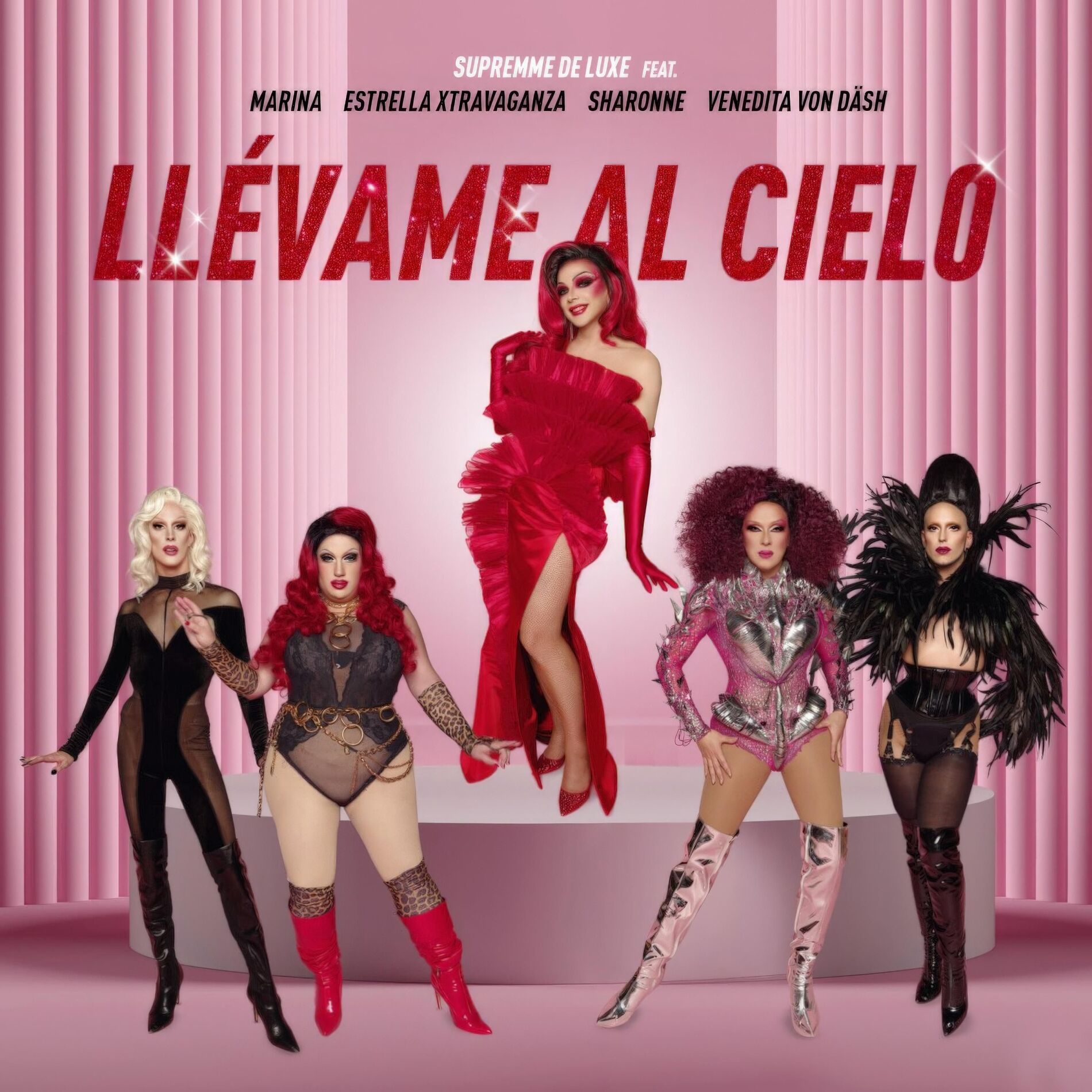 Album cover of Llévame Al Cielo (feat. Marina, Estrella Xtravaganza, Sharonne & Venedita Von Däsh) [(Versión Drag Race)]