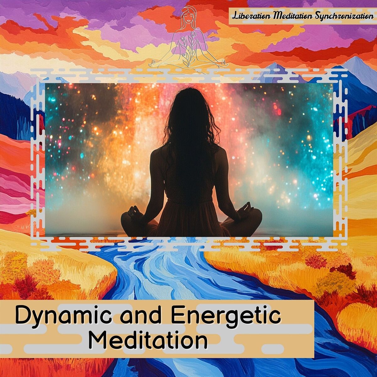 Album cover of Dynamic and Energetic Meditation (Delicate Female Voice)