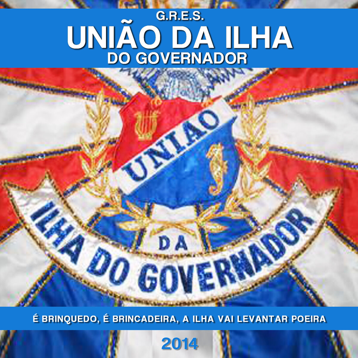 Album cover of É Brinquedo, É Brincadeira, A Ilha Vai Levantar Poeira