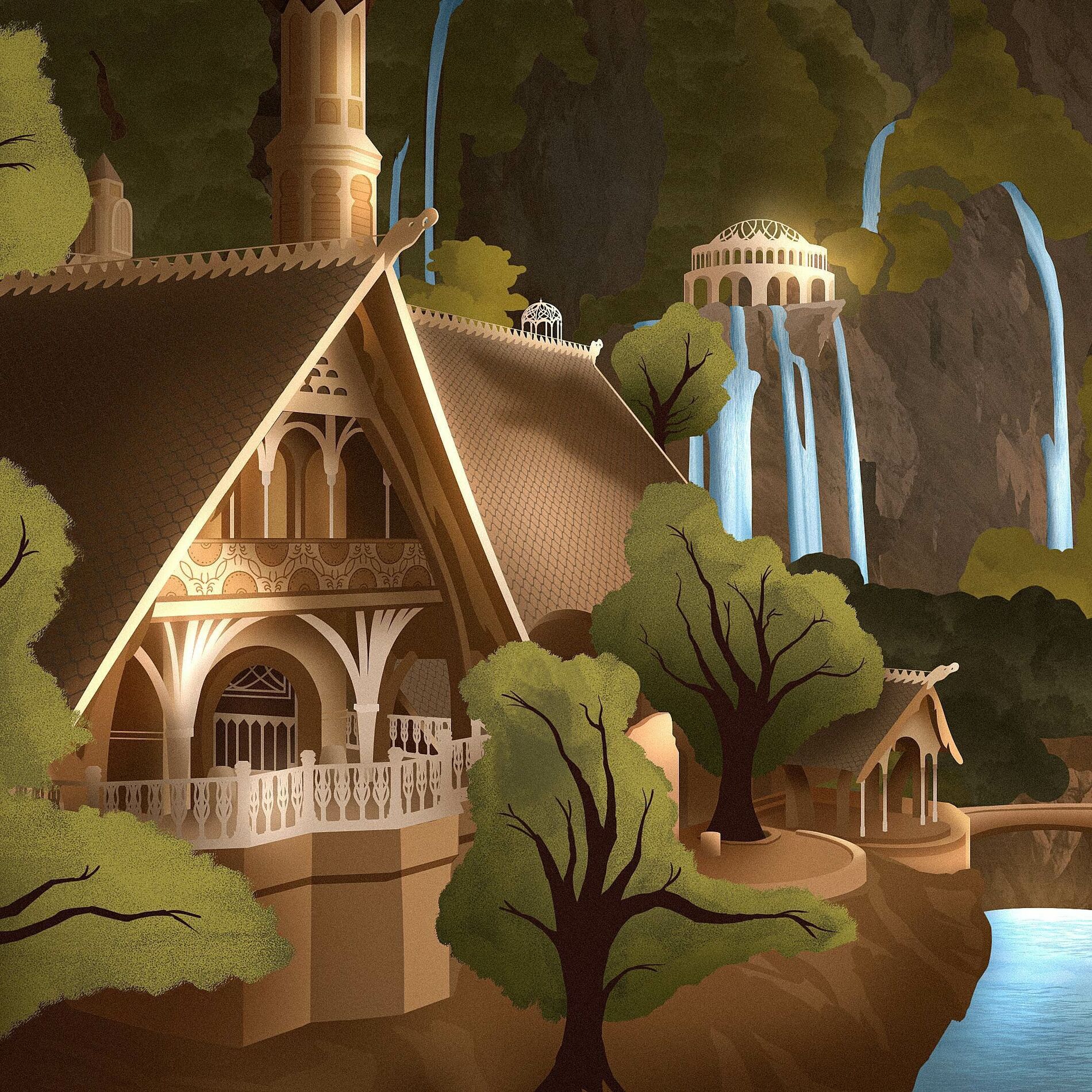 Album cover of Lord of the Rings Sleep: Dreams of Rivendell