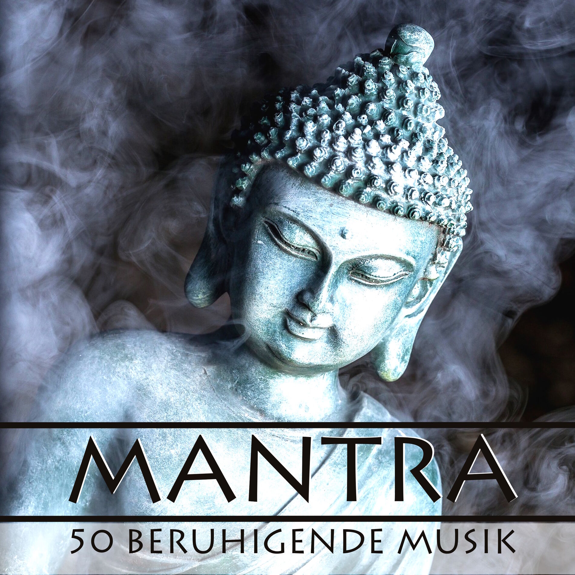 Album cover of Mantra - 50 Beruhigende Musik zur Meditation, Entspannung, Muskelentspannung, mit Tibetischen Klangschalen und Naturgeräuschen