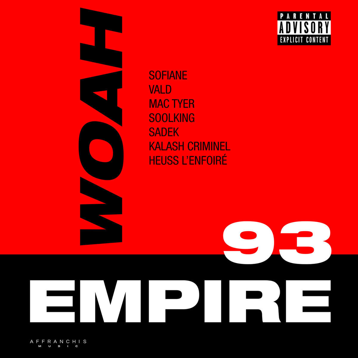 Album cover of Woah (Extrait du projet 93 Empire)