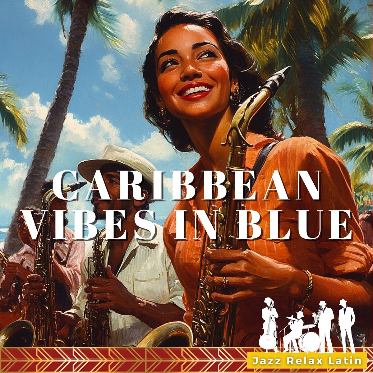 Album cover of Caribbean Vibes in Blue