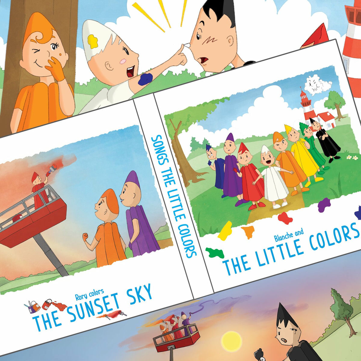 Album cover of Songs the Little Colors: Rory Colors the Sunset Sky & Blanche and the Little Colors
