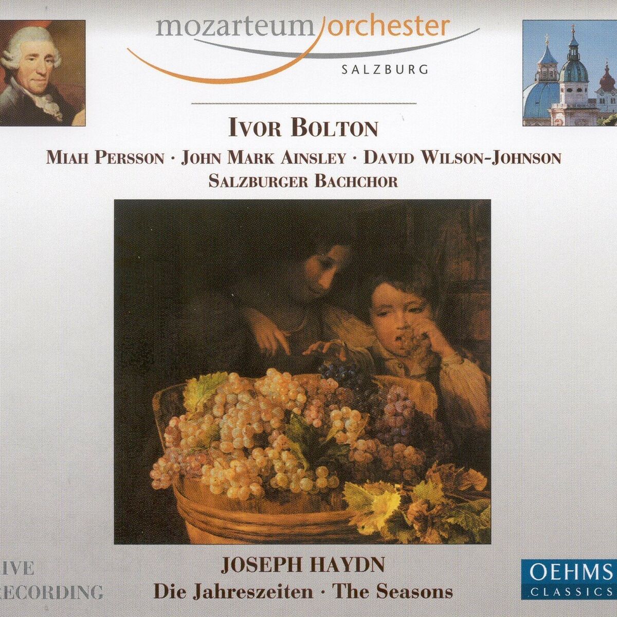 Album cover of Haydn, F.: Jahreszeiten (Die) (The Seasons)