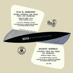 Cover of Rodrigo: Concierto de estío; Semenoff: Double Concerto (Christian Ferras Edition, Vol. 2)