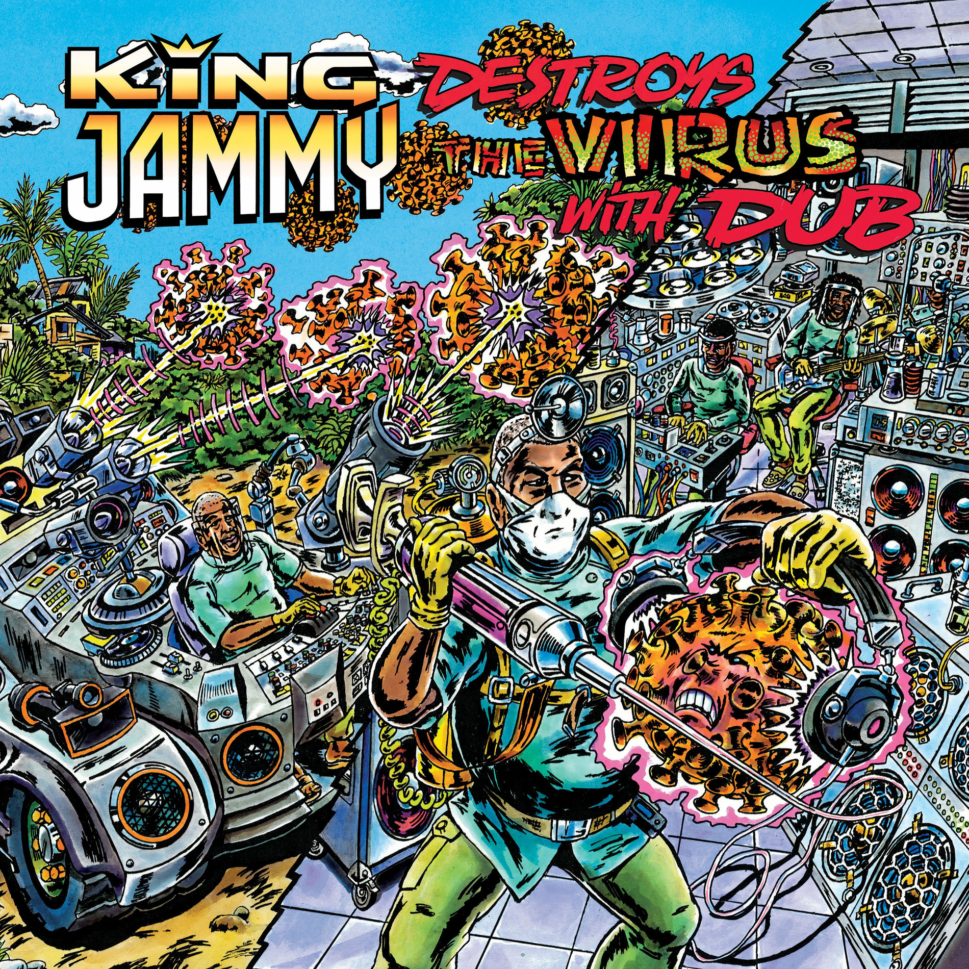 Album cover of King Jammy Destroys The Virus With Dub