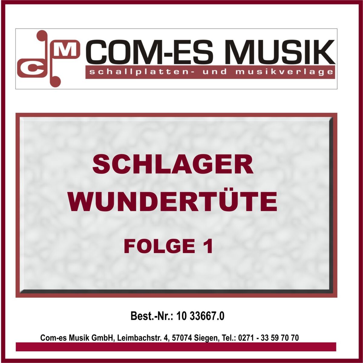 Album cover of Schlager-Wundertüte, Folge 1