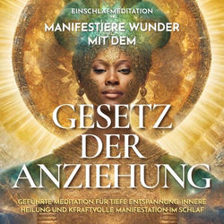 Einschlafmeditation - Manifestiere Wunder mit dem Gesetz der Anziehung (Geführte Meditation für tiefe Entspannung, innere Heilung und kraftvolle Manifestation im Schlaf)