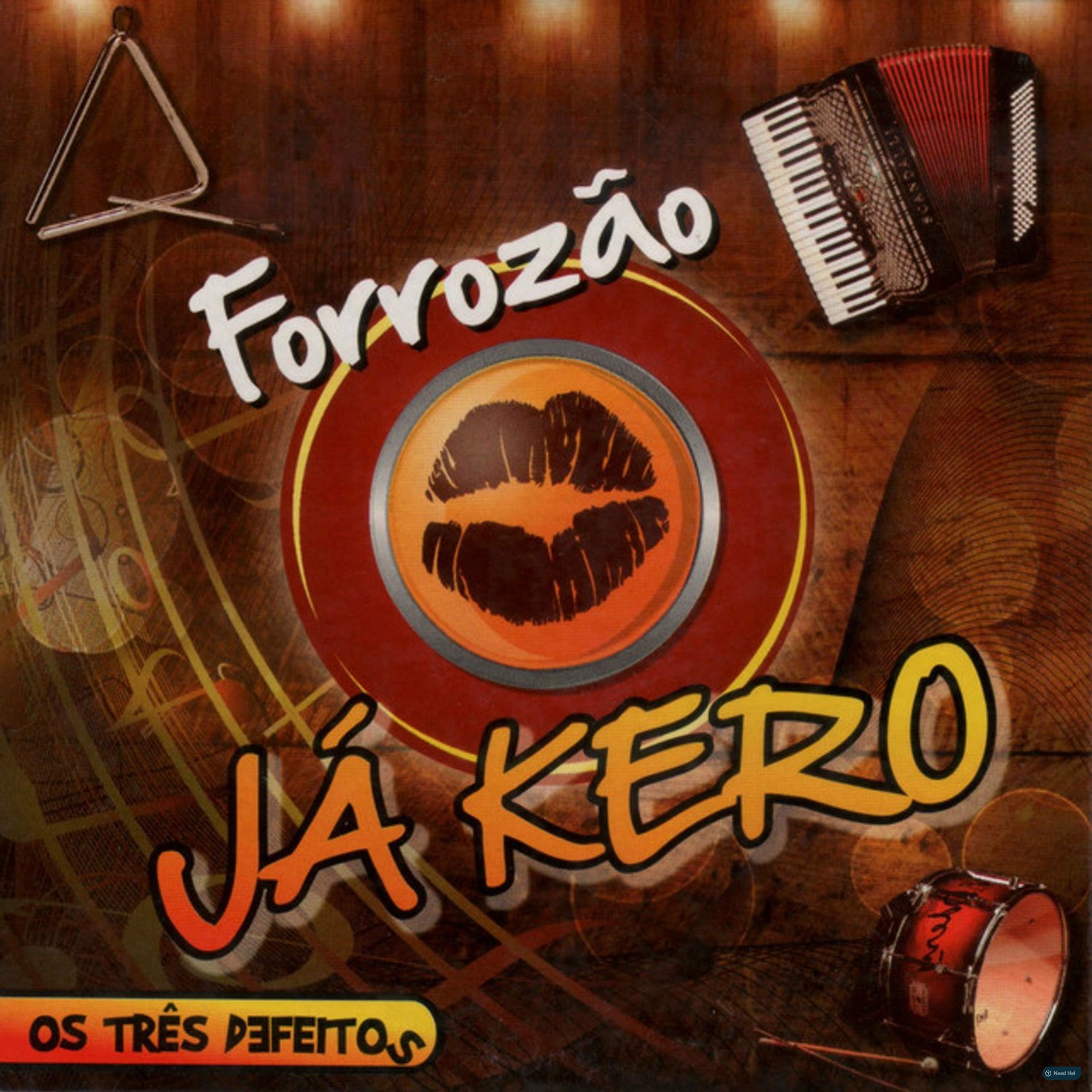 Album cover of Os Três Defeitos (Ao Vivo)