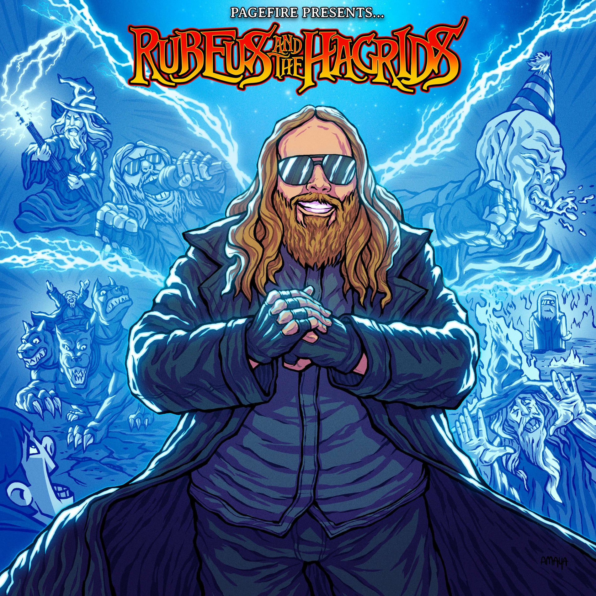 Album cover of Pagefire presents... Rubeus and the hagrids