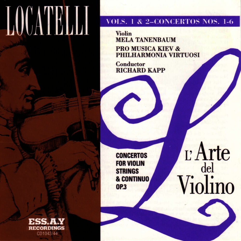Picture of Pietro Locatelli: L'Arte del Violino, Op. 3, Vol. 1: Concertos Nos. 1-3, Vol 2: Concertos Nos. 4-6