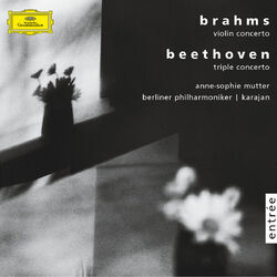 Cover of Brahms: Violin concerto, op. 77 / Beethoven: Triple concerto, op.56