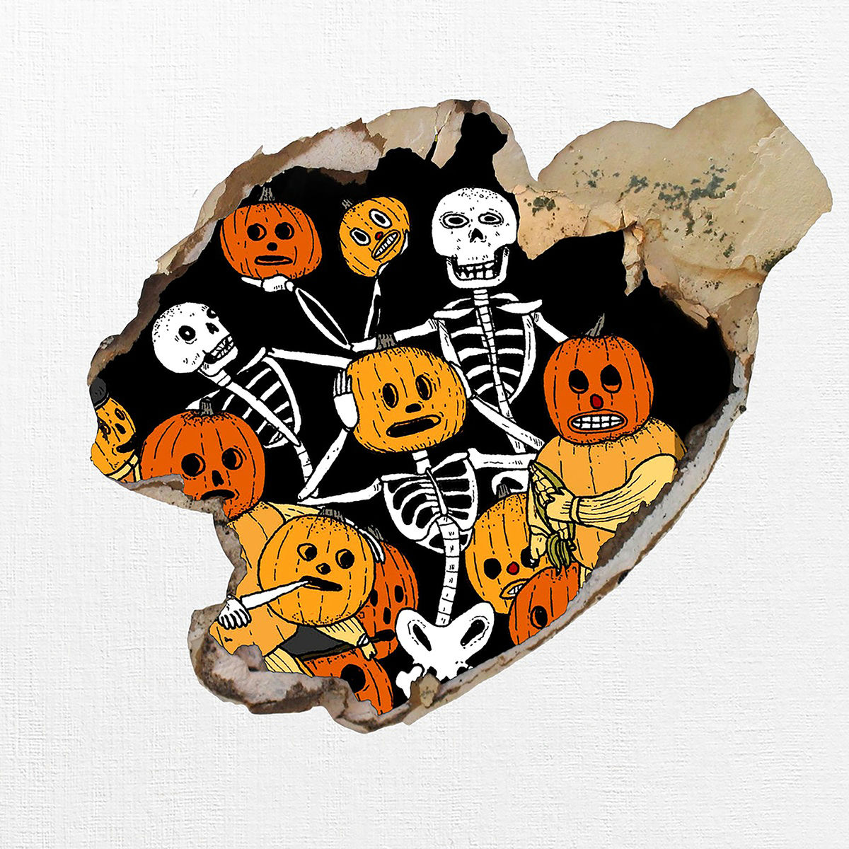 Album cover of pumpkins glow by moonlight