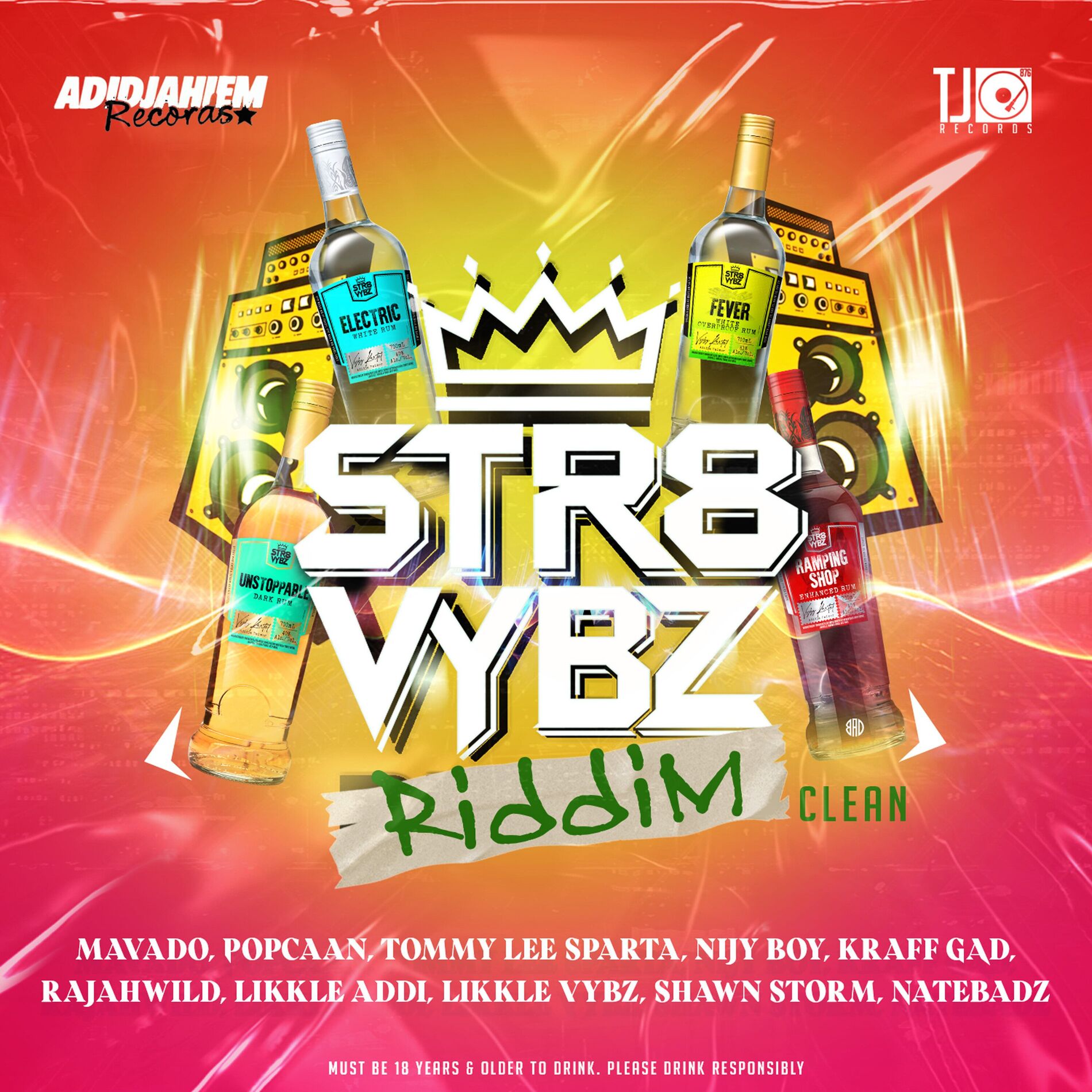 Album cover of Str8 Vybz Riddim (Clean)