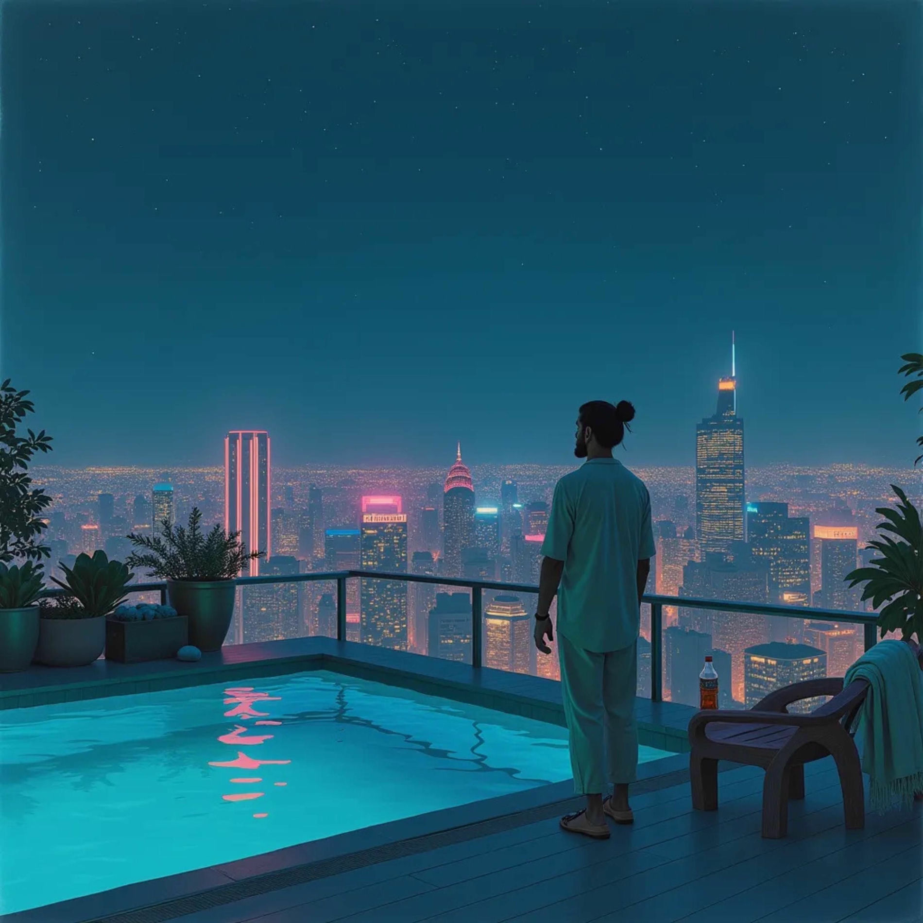 Album cover of midnight pool