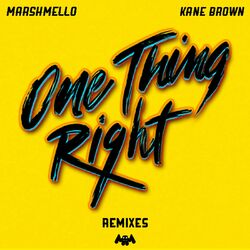 Cover of One Thing Right (Remixes)