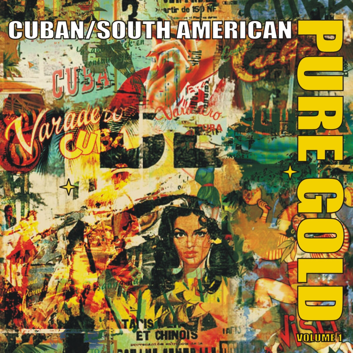 Album cover of Pure Gold - Cuban & South American Salsa Rhythms, Vol. 1