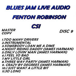 Cover of Blues Jam Live Audio: Fenton Robinson