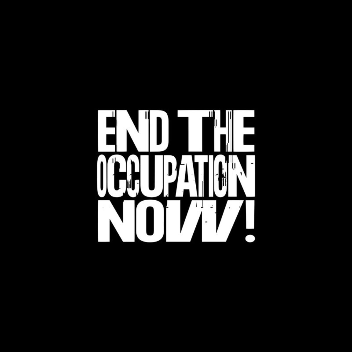 Album cover of End the Occupation Now