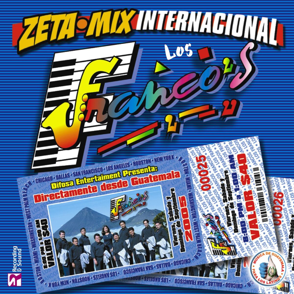Album cover of Zeta Mix Internacional. Música de Guatemala para los Latinos