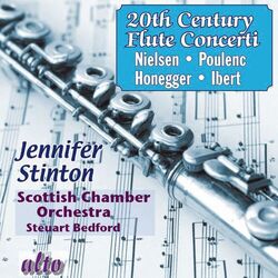 Cover of Twentieth Century Flute Concerti: Poulenc, Nielsen, Ibert, Honegger