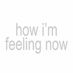 Cover of how i'm feeling now