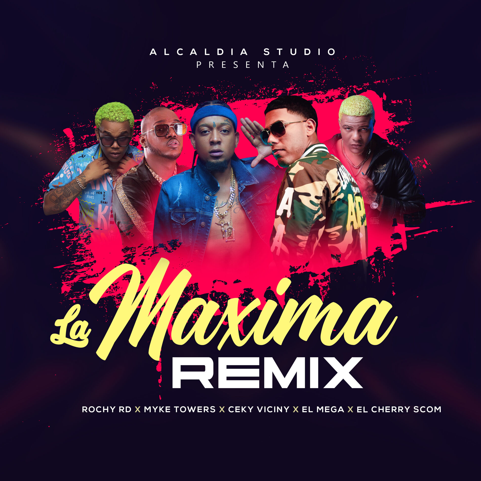 Album cover of La Maxima Remix (with Myke Towers, Ceky Viciny, El Mega, El Cherry Scom)