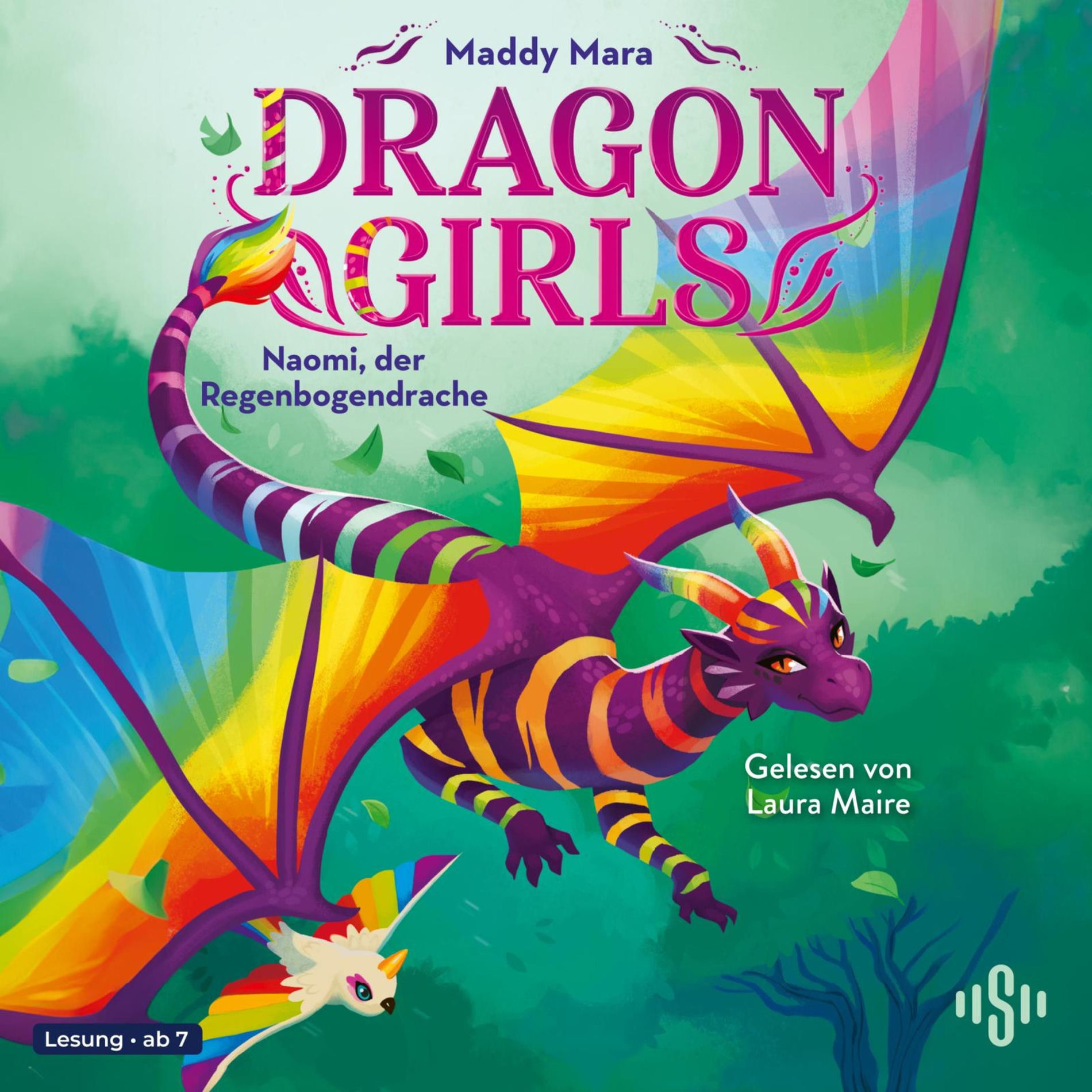 Album cover of Dragon Girls – Naomi, der Regenbogendrache (Dragon Girls 3) (Drachenstarkes Fantasy-Abenteuer ab 7 Jahren)