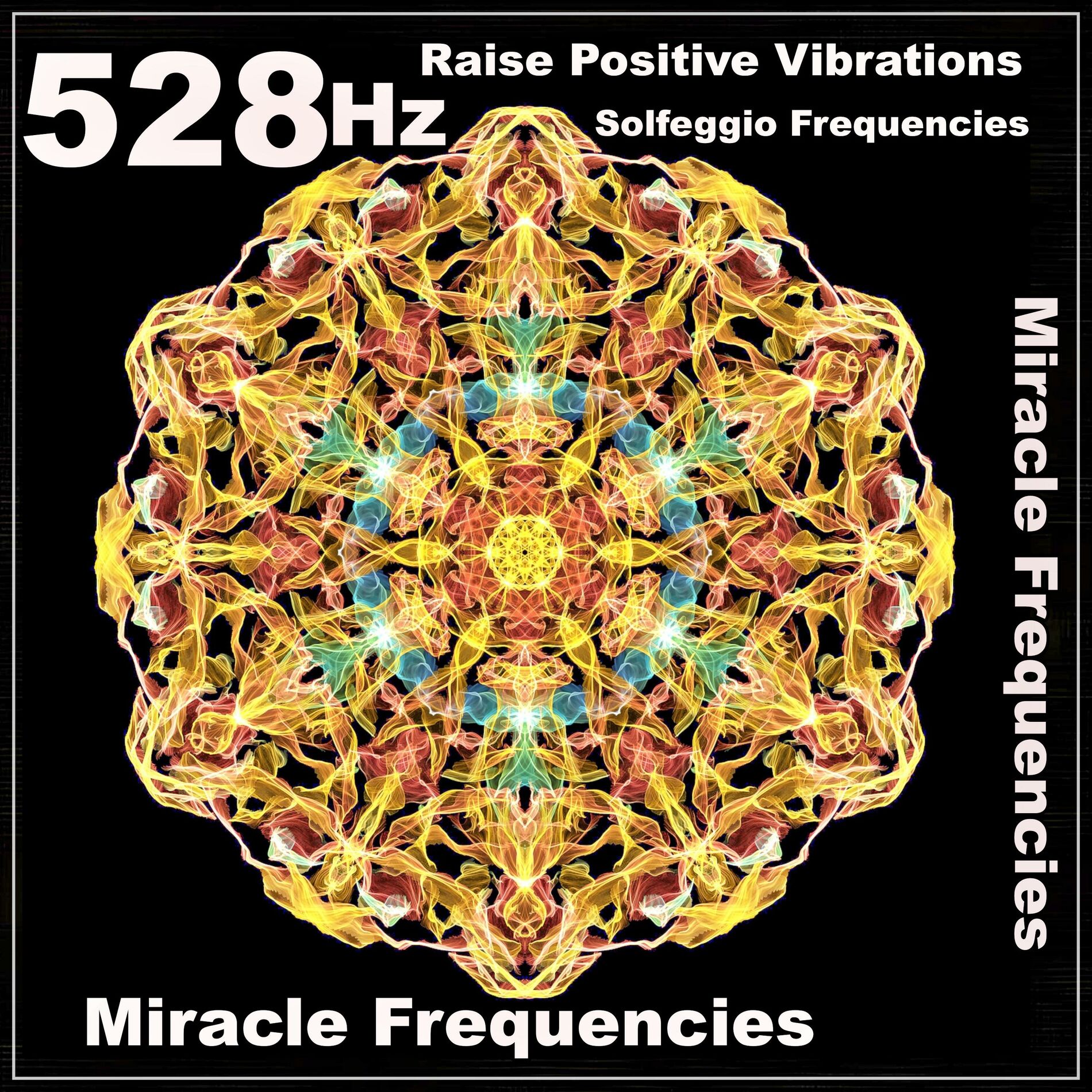 Album cover of 528 Hz Raise Positive Vibrations / Transformation and Miracles