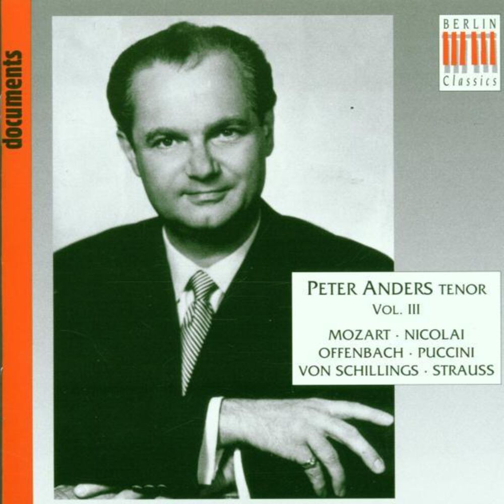 Picture of Vocal Recital: Anders, Peter, Vol. 3